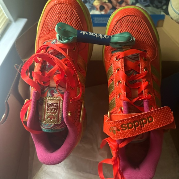 🔥 Adidas Forum Triple Platform Low “Carnival W” Orange – Women’s Size 9.5 🔥 - Picture 6 of 7